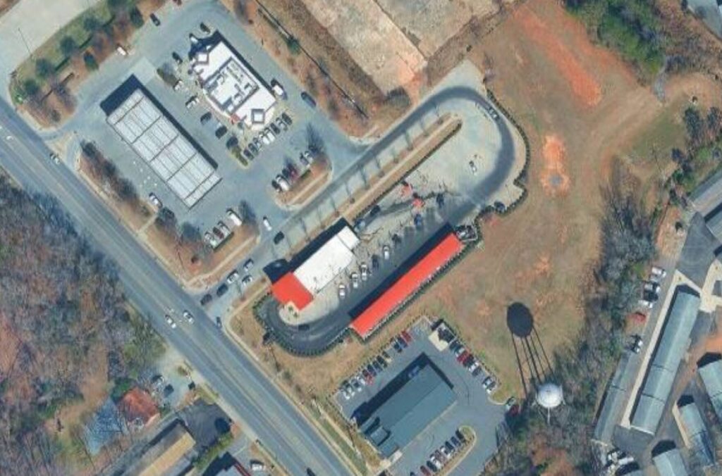10701 Monroe Road Matthews NC Aerial1